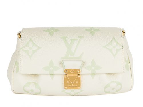 Louis Vuitton White Leather Favorite Bag