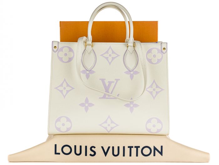 Louis Vuitton White Monogram Empreinte On the Go MM Tote Bag - Image 6
