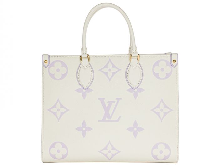 Louis Vuitton White Monogram Empreinte On the Go MM Tote Bag - Image 5