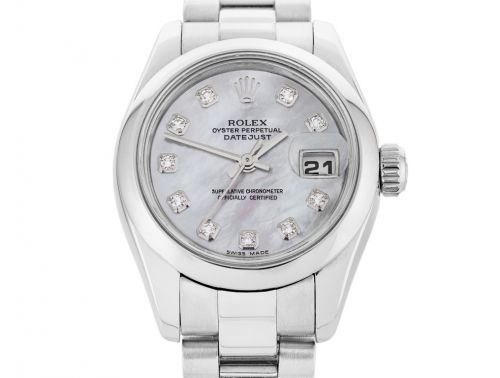 Rolex Lady-Datejust 26mm Platinum Watch