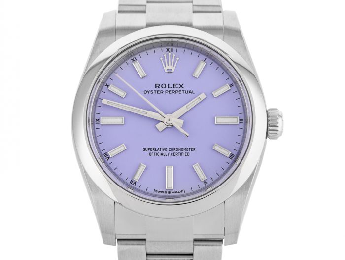 Rolex Oyster Perpetual 34mm Lavender Watch