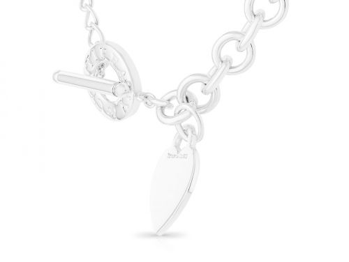 Tiffany & Co Silver Heart Tag Toggle Necklace