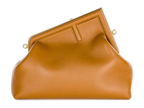 Fendi Brown First Medium Model Shoulder Bag
