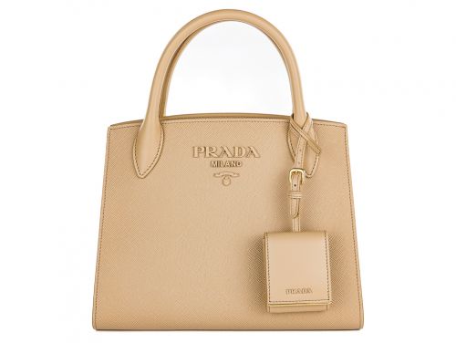 Prada Beige Monochrome Saffiano Bag